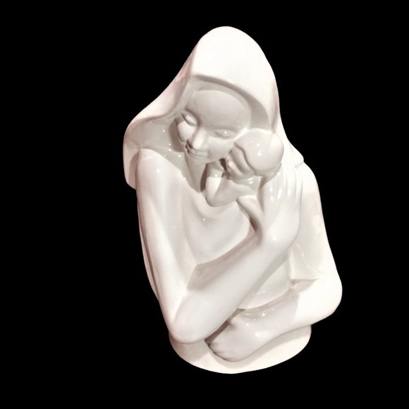 Madonna & Child Figurine, Gift For Her, Mother Child Figurine, Home Decor - Picture 1 of 11